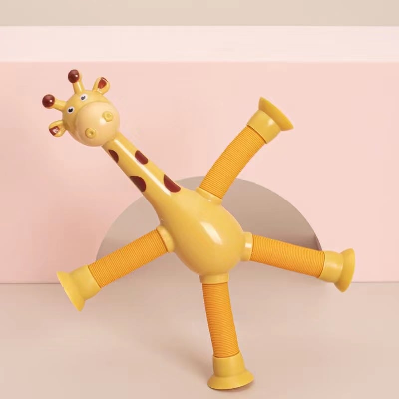 Last Day Promotion 50% OFF - Telescopic suction cup giraffe toy