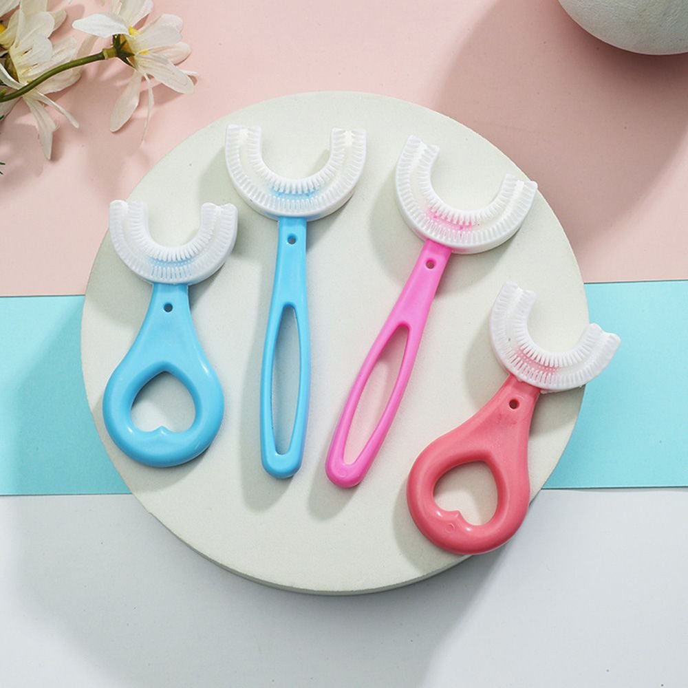 (Last Day Promotion-50% Off Now) All Rounded Children U-Shape Toothbrush