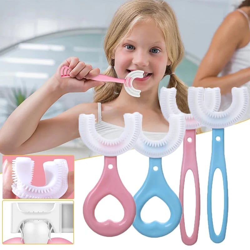 (Last Day Promotion 50% OFF) U-shaped Children's Toothbrush