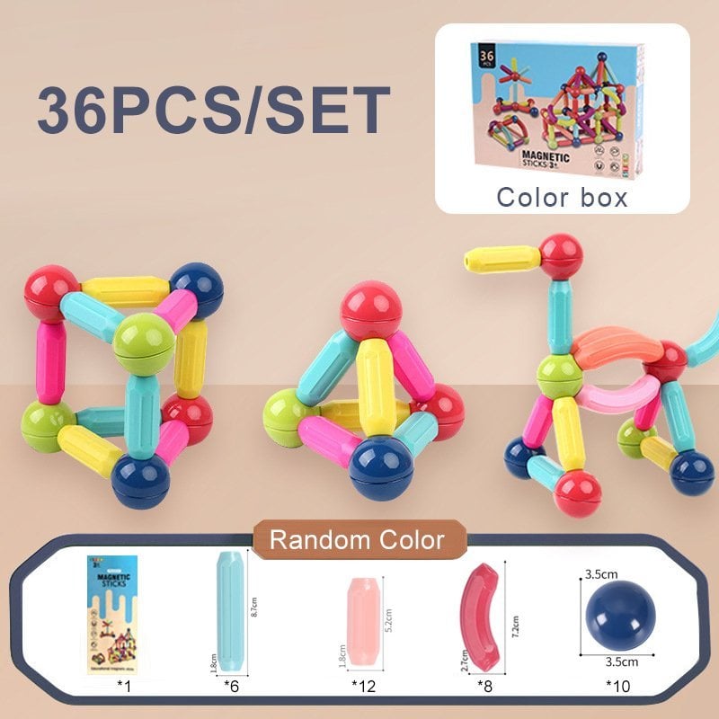 Last Day Promotion 70% OFF - Educational Magnet Building Blocks