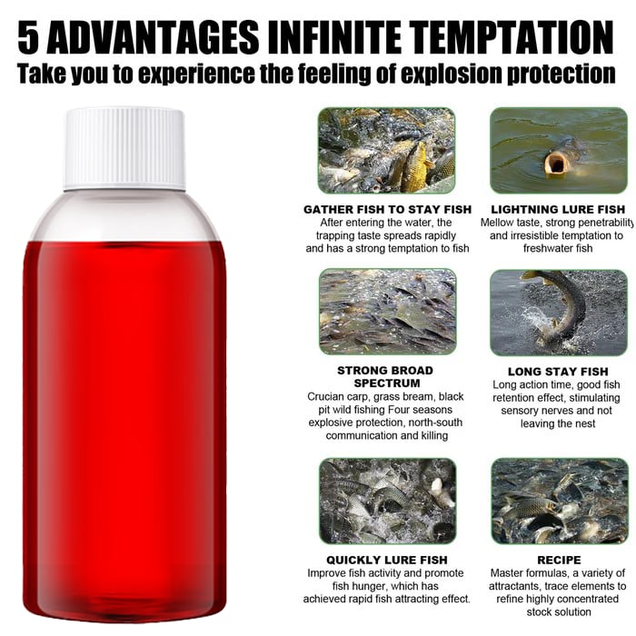 LAST DAY Promotion 70% OFF - Red worm Scent Fish Attractants for Baits