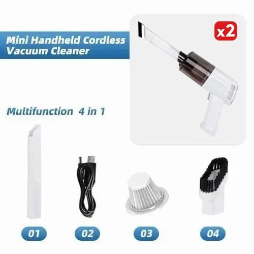 Last Day Promotion 75% OFF - Wireless Handheld Car Vacuum Cleaner