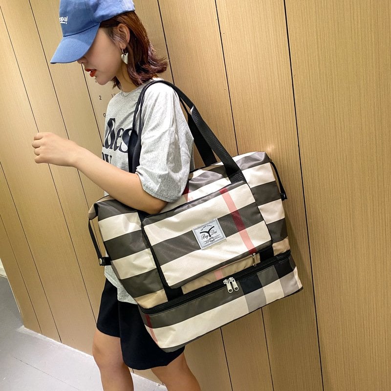 (Last Day Promotion- SAVE 48% OFF) - Collapsible Waterproof Large Capacity Travel Handbag