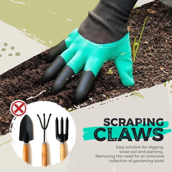 (Last Day Promotion- SAVE 48% OFF) Gardening Claw Protective Gloves(buy 2 get 1 free now)