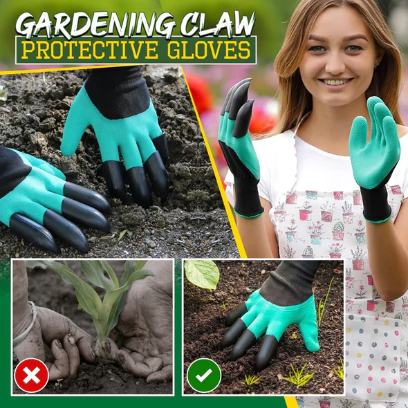 (Last Day Promotion- SAVE 48% OFF) Gardening Claw Protective Gloves(buy 2 get 1 free now)