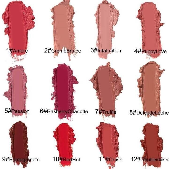 Last Day Sale 50% OFF - Cream Texture Lipstick Waterproof (BUY 2 GET 1 FREE)