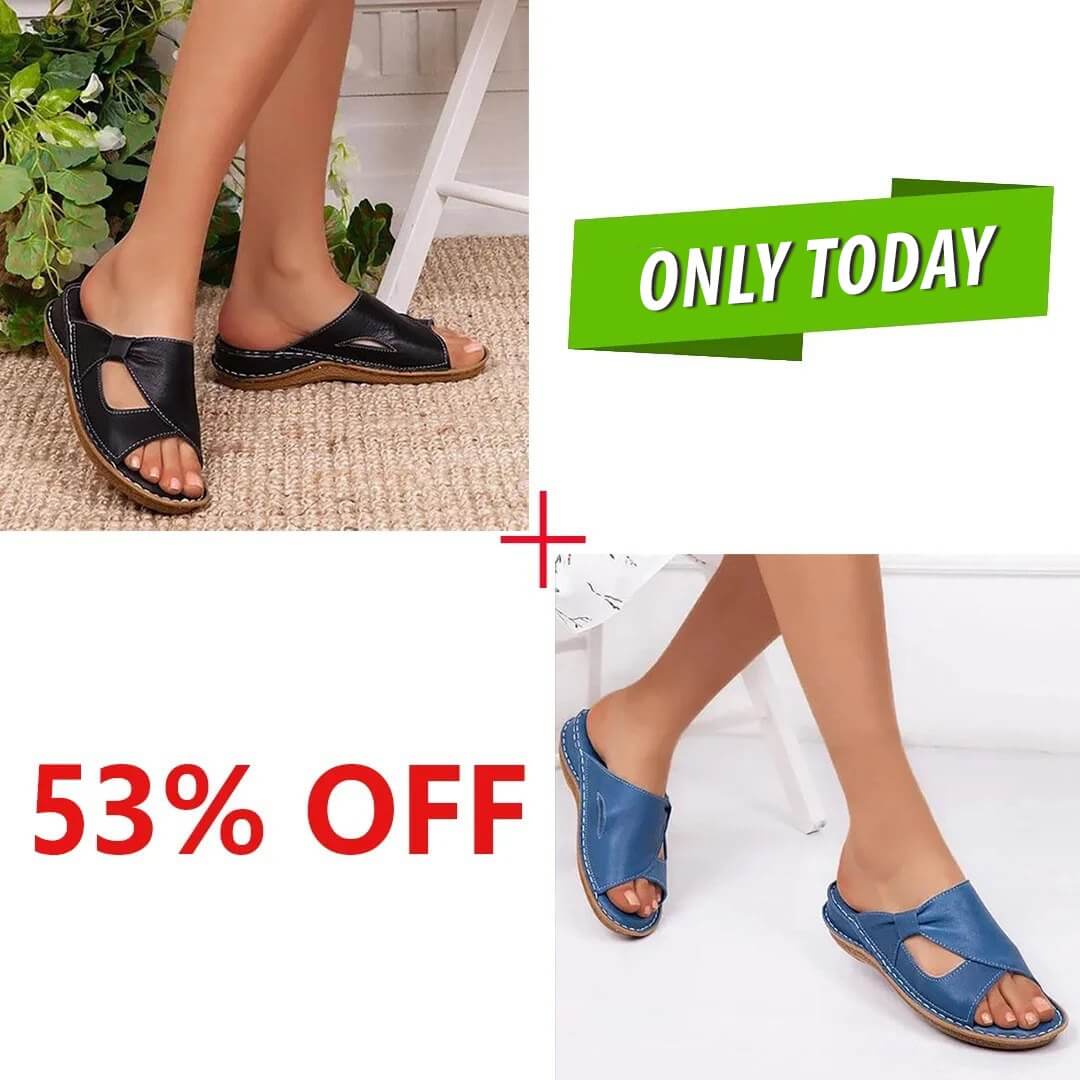 Last day SALE 50% OFF - Women Casual Summer Daily Comfy Slip On Sandals