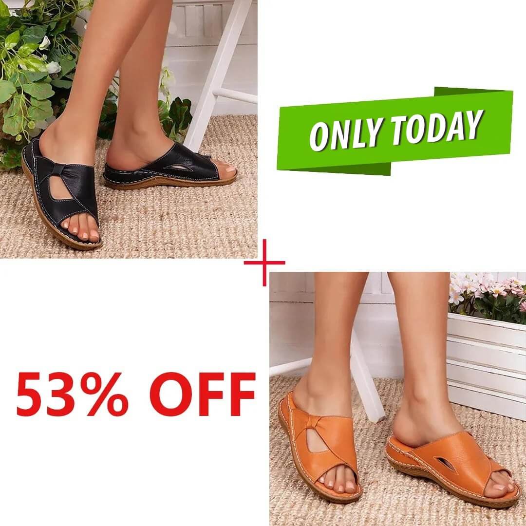 Last day SALE 50% OFF - Women Casual Summer Daily Comfy Slip On Sandals