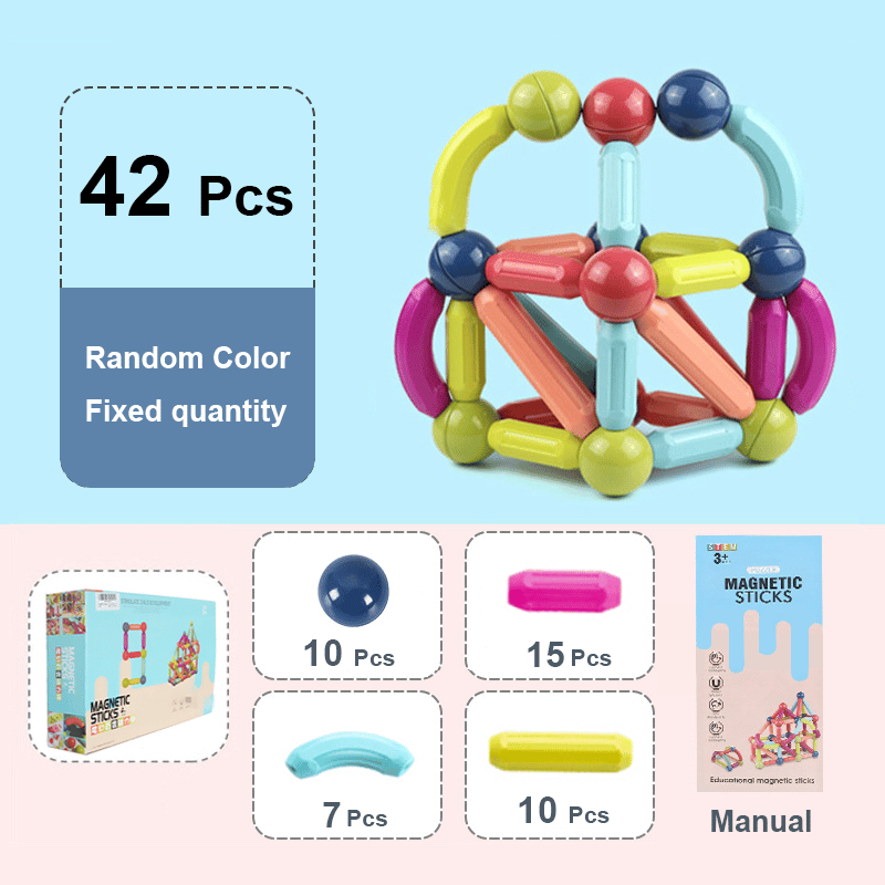 Last Day Special Sale 40% OFF - Educational Magnet Building Blocks