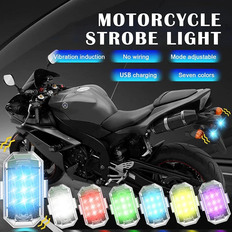 Last Day Special Sale 49%-High Brightness Wireless LED Strobe Light