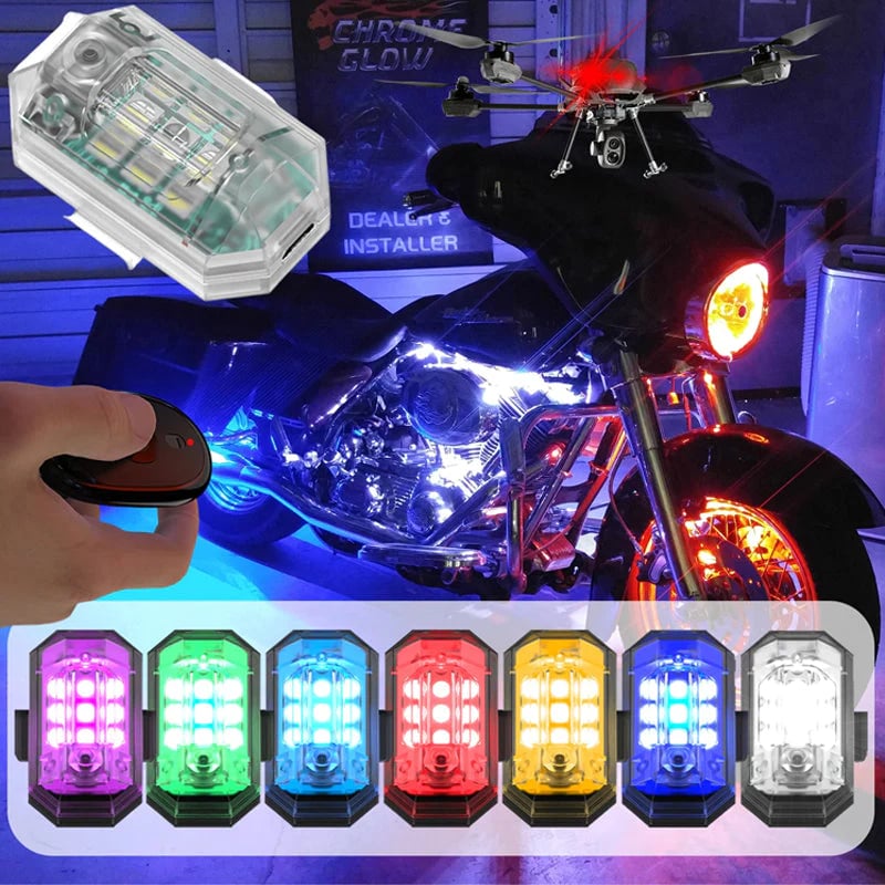 Last Day Special Sale 49%-High Brightness Wireless LED Strobe Light