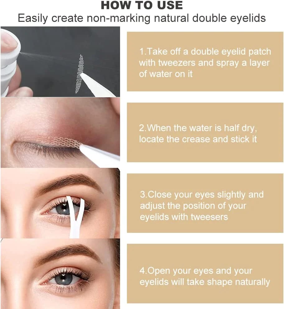 Last day to save 50% off - Natural Invisible Eyelid (90 Strips) BUY 2 GET 1 FREE