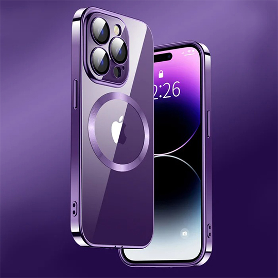 Limit Discounts 43% OFF - Electroplating Wireless Magnetic Charging All-Inclusive Lens iPhone Case