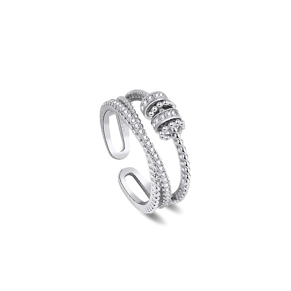 Limited Time Discount - Last Day - JANSIO Threanic Triple-Spin Ring