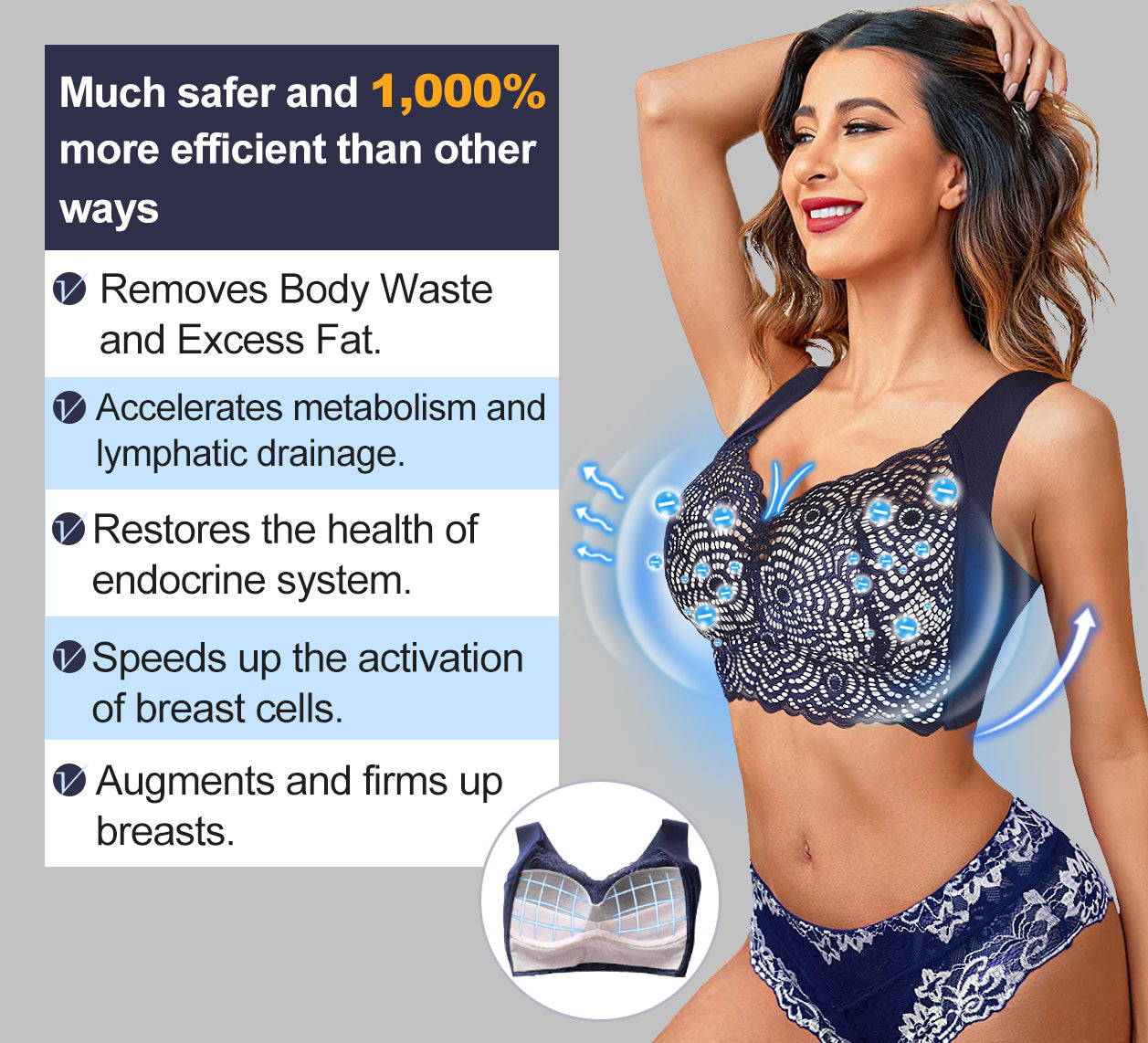 Lymphvity Detoxification and Shaping & Powerful Lifting Bra(Limited time discount Last 30 minutes)