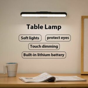 Magnetic LED Desk Lamp Touch Dimmable Reading USB Recharging Light