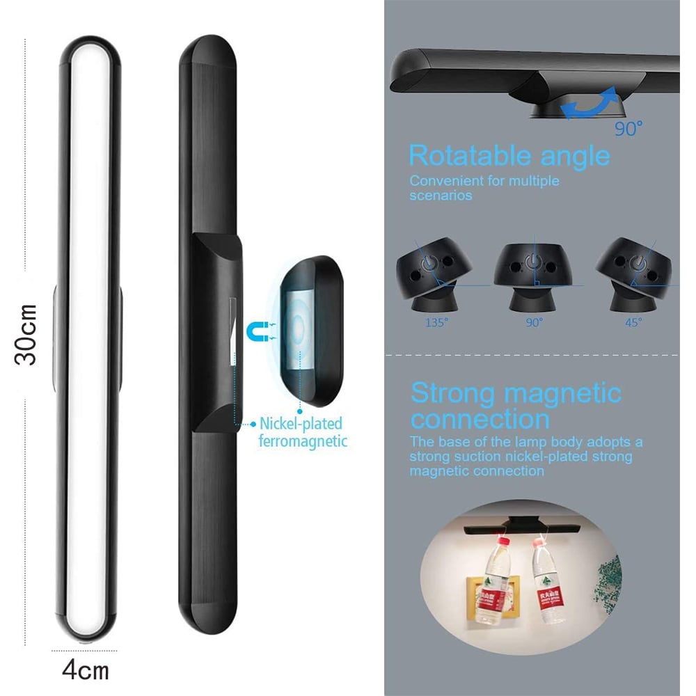 Magnetic Rechargeable Long Battery Life Touch Lamp