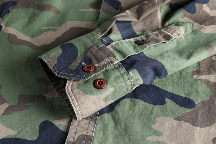 MEN CAMOUFLAGE CARGO SHIRTS