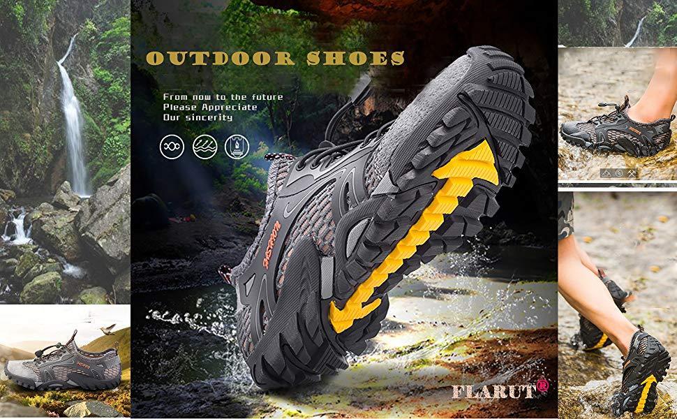 Tacticen Men's Breathable Mesh Casual Light Outdoor Hiking Shoes