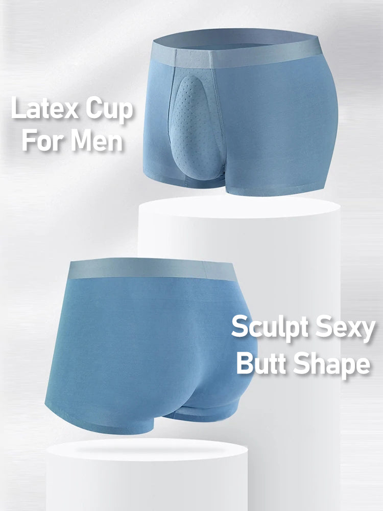 Men's Organic Latex Support Pouch Trunks