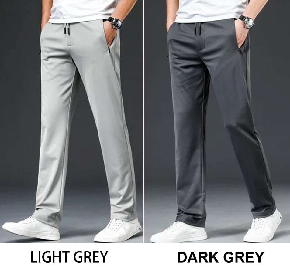 MEN'S STRAIGHT ANTI-WRINKLE CASUAL PANTS