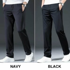 MEN’S STRAIGHT ANTI-WRINKLE CASUAL PANTS