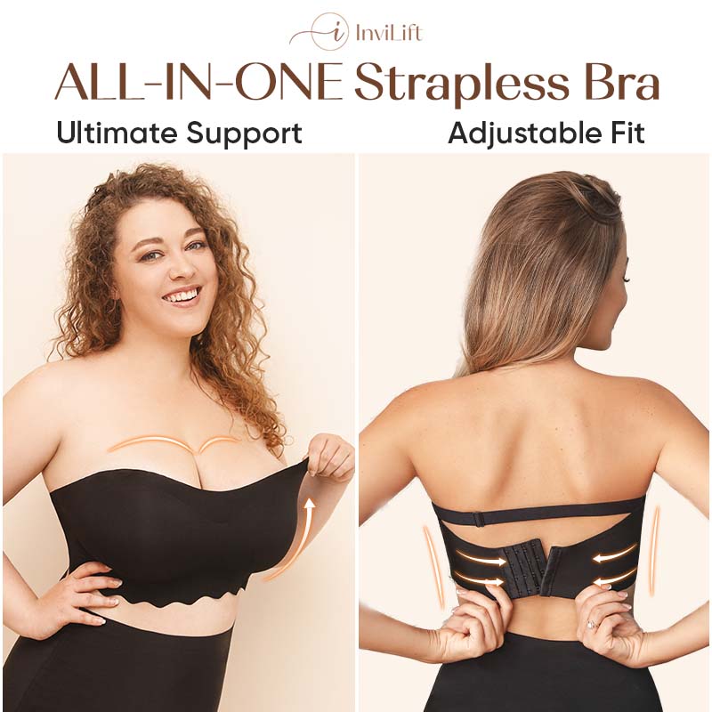 Mother's Day Promotion 49% 0ff-Plus size Sexy Strapless Invisible Push Up Bra