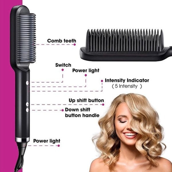 Mother's Day Sale 50% Off - Negative Ion Hair Straightener Styling Comb