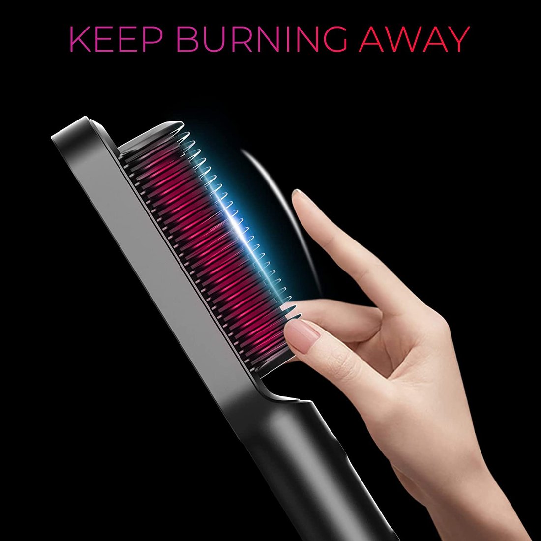 Mother's Day Sale 50% Off - Negative Ion Hair Straightener Styling Comb