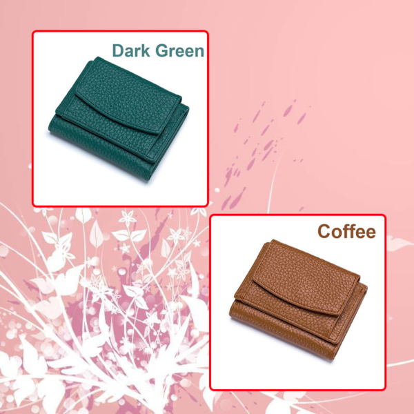 New Year Promotion 49% OFF - Leather RFID Blocking Card Holder - Pocket Mini Wallet