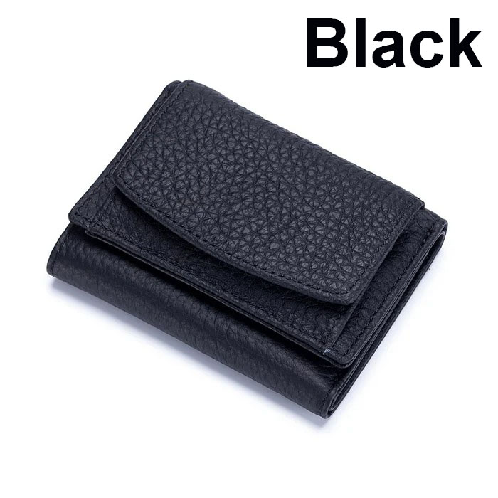 New Year Promotion 49% OFF - Leather RFID Blocking Card Holder - Pocket Mini Wallet