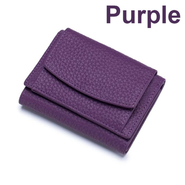 New Year Promotion 49% OFF - Leather RFID Blocking Card Holder - Pocket Mini Wallet