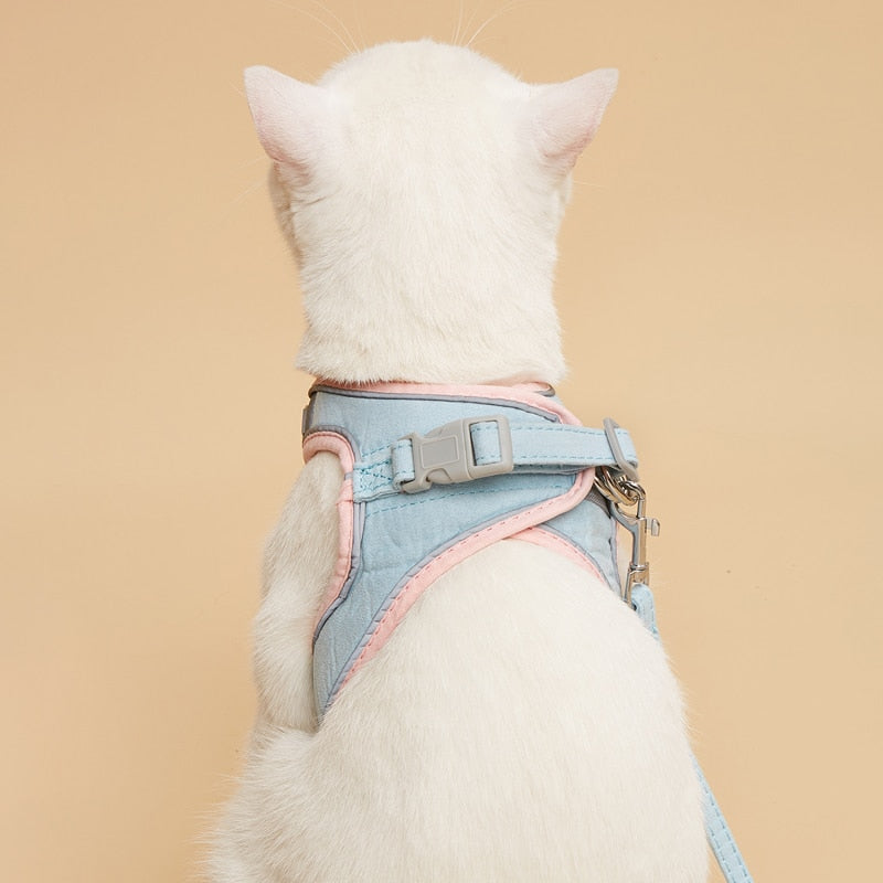 NunaPets Luminous Cat Vest Harness and Leash Set