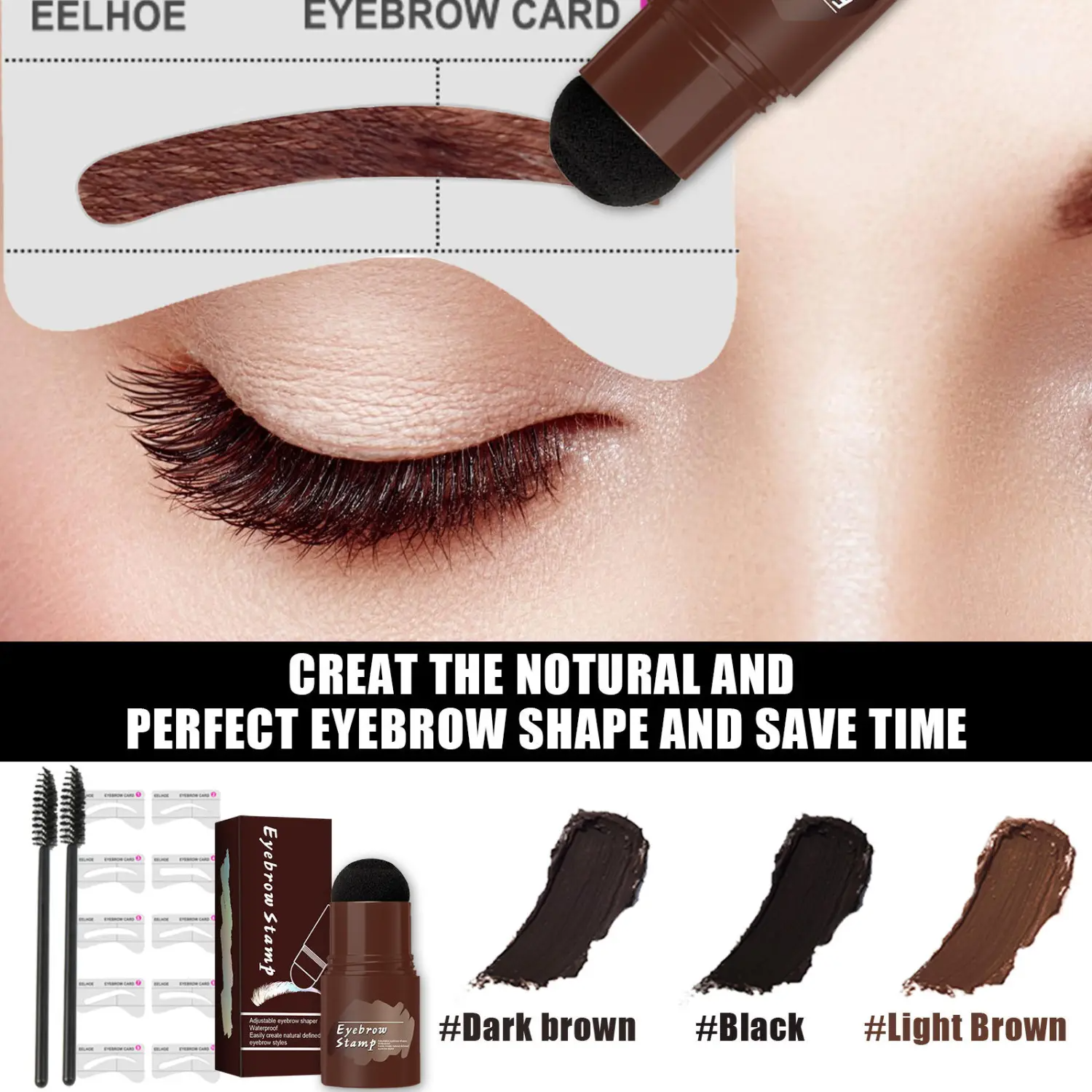 Perfect Brows Stencil & Stamp Kit