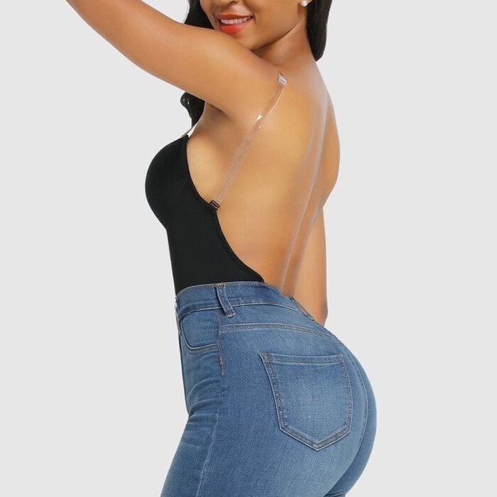 Plunge Backless Body Shaper Bra