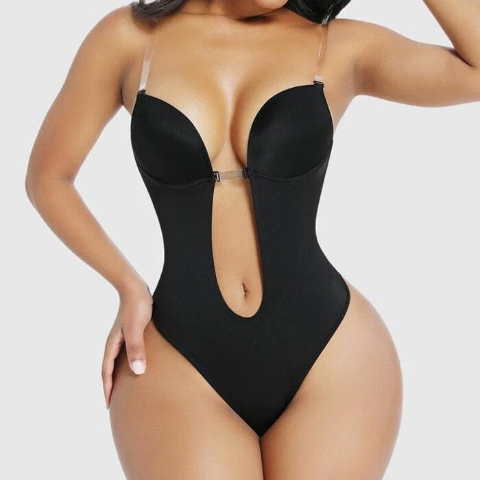 Plunge Backless Body Shaper Bra