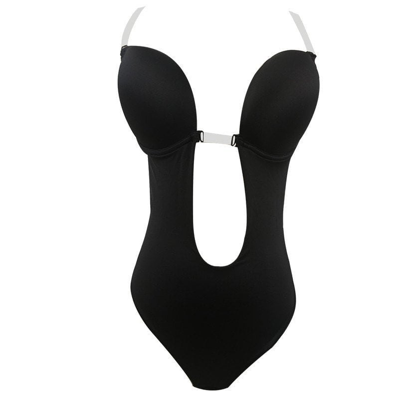 Plunge Backless Body Shaper Bra