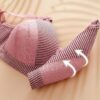 Plus Size Bra Women Underwear Wire Free Comfort Soft Thin Breathable