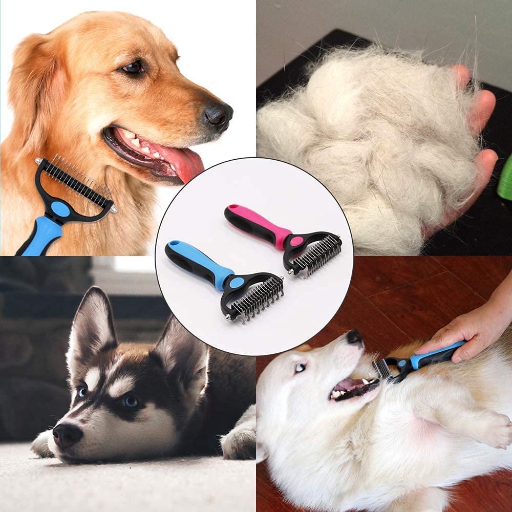 Professional Grooming & Deshedding Comb - Removes Tangled & Matted Fur!