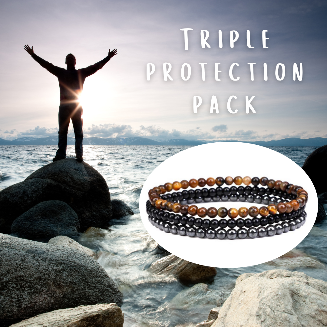 PROTECTION FROM NEGATIVE ENERGIES & EMF BRACELET PACK