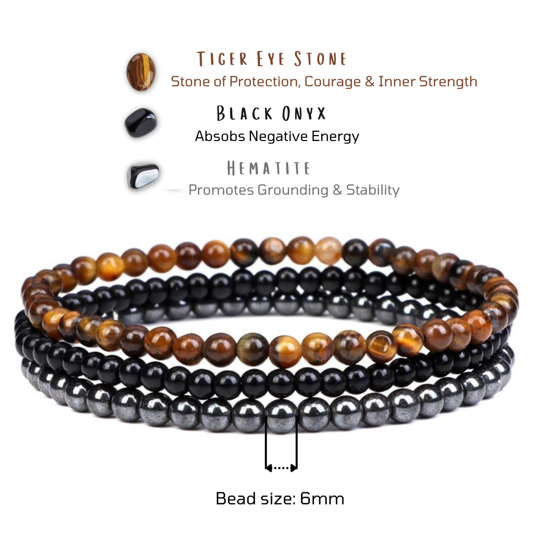 PROTECTION FROM NEGATIVE ENERGIES & EMF BRACELET PACK