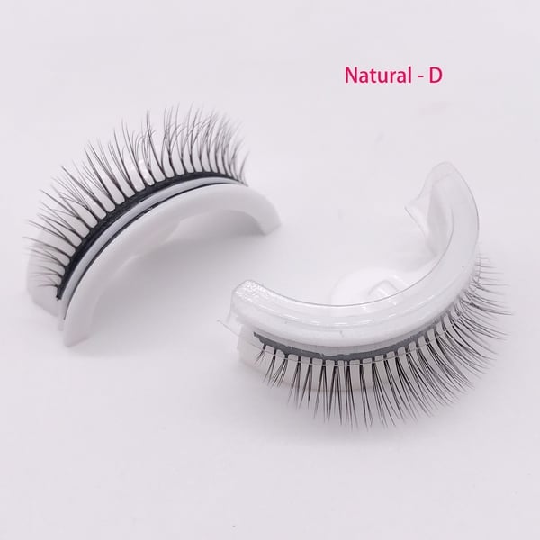 Reusable self-adhesive false eyelashes