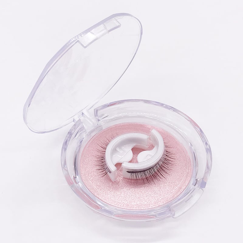 Reusable self-adhesive false eyelashes