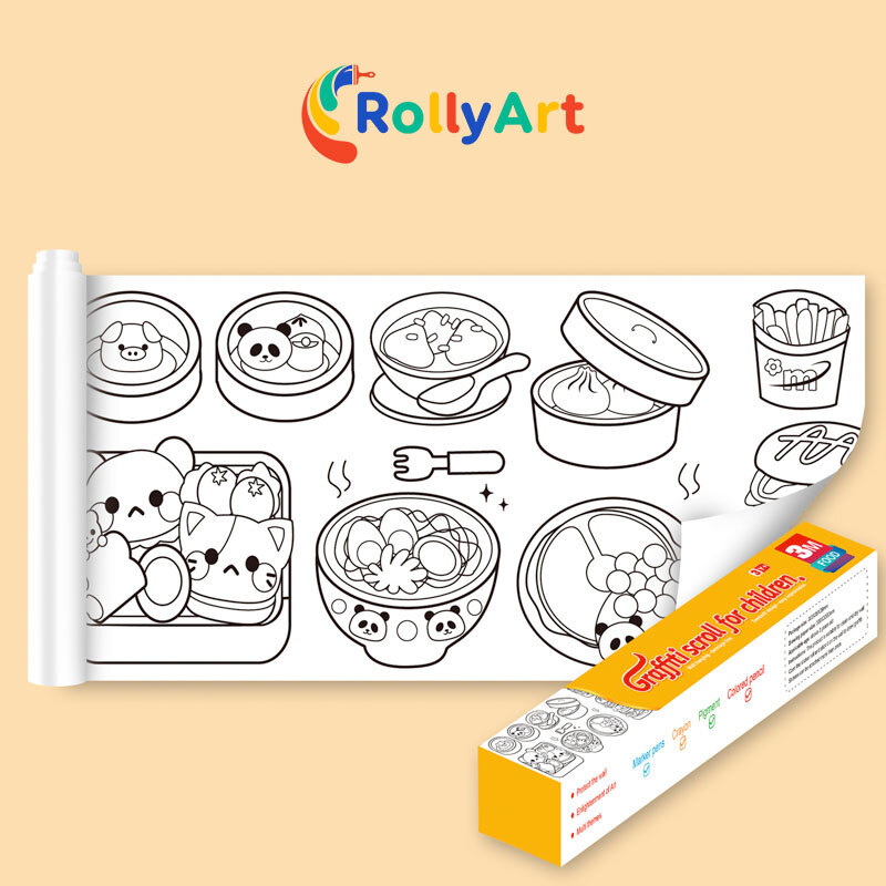 RollyArt – Easter Promo 80% OFF – DIY Oversize Coloring Rolls