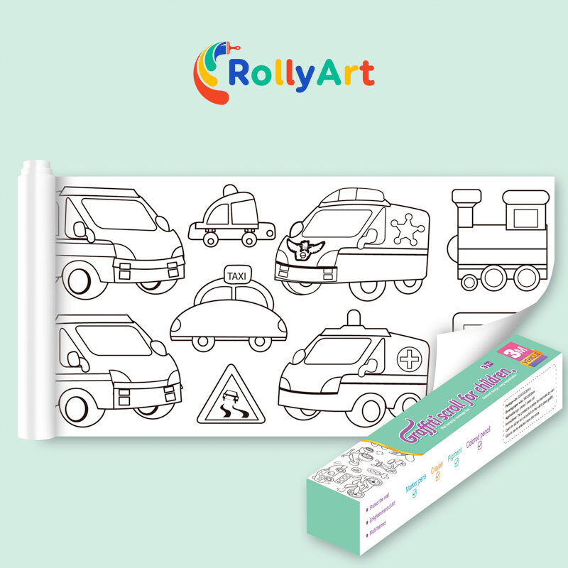 RollyArt - Easter Promo 80% OFF - DIY Oversize Coloring Rolls