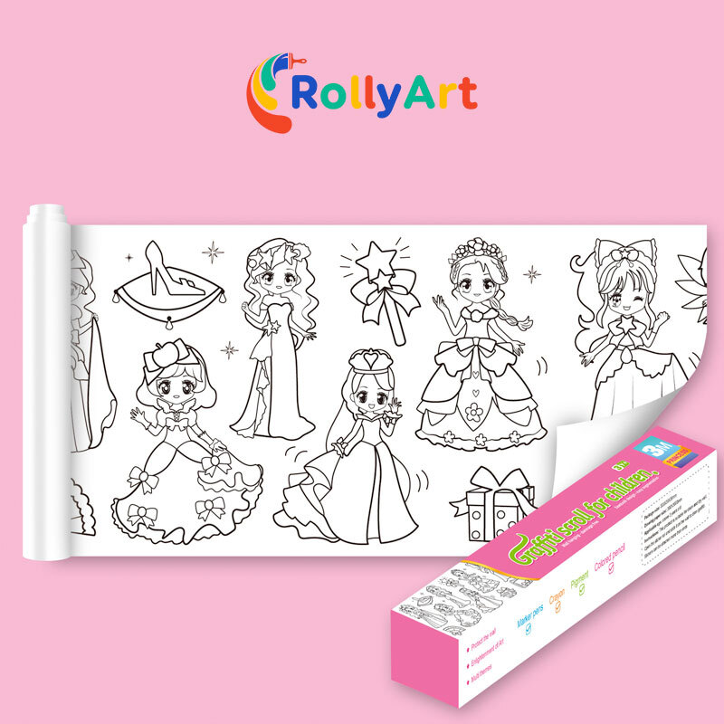 RollyArt - Easter Promo 80% OFF - DIY Oversize Coloring Rolls