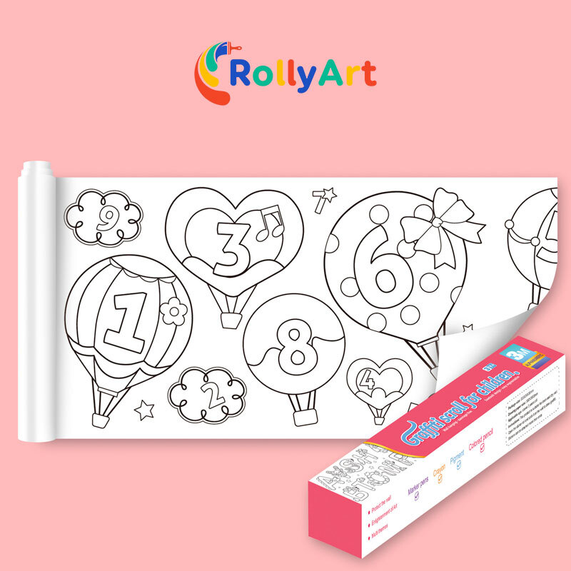 RollyArt - Easter Promo 80% OFF - DIY Oversize Coloring Rolls