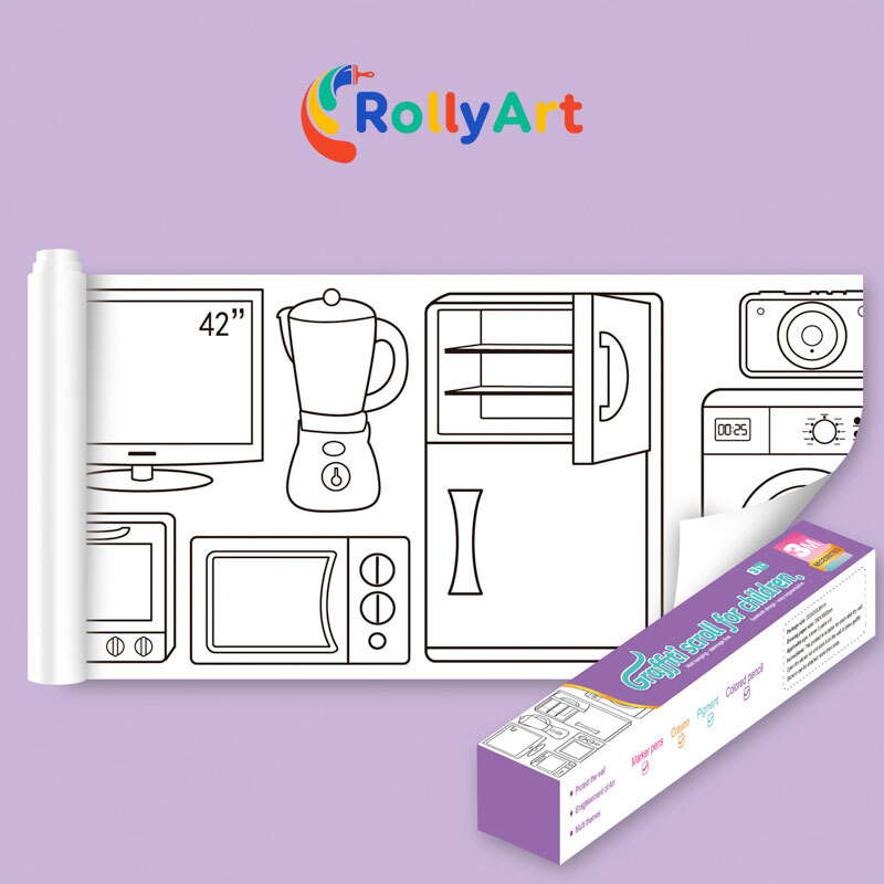 RollyArt - Easter Promo 80% OFF - DIY Oversize Coloring Rolls