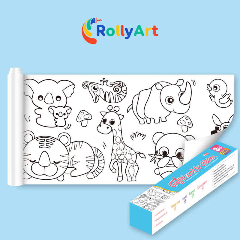 RollyArt - Easter Promo 80% OFF - DIY Oversize Coloring Rolls