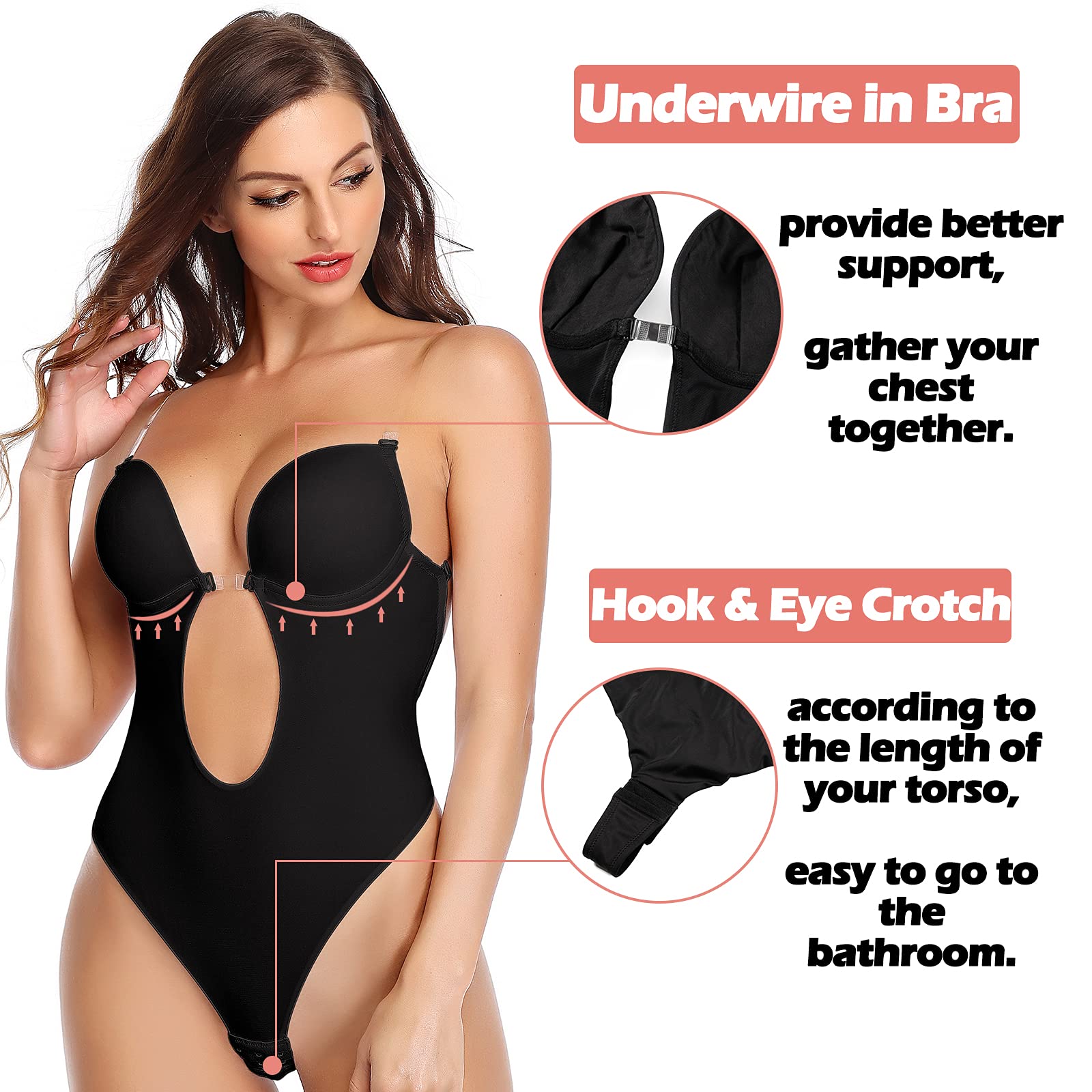 Sale-Cubicbee Backless Body Shapers